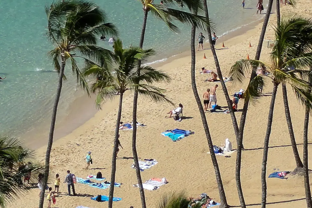 View of Hanauma Bay on Oahu, Hawaii